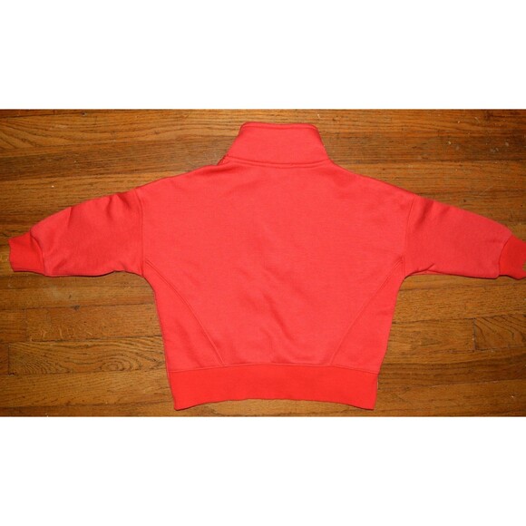 ODDI Kids Girls Red Fleece Pullover Sweatshirt, Size M, Button Front NWT - Picture 4 of 4